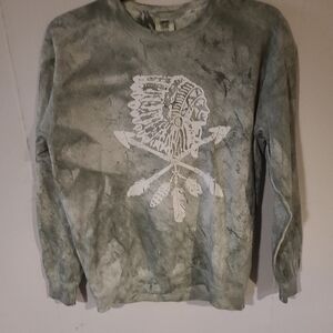 Green Graphic Sweater